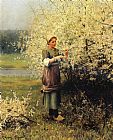 Spring Blossoms by Daniel Ridgway Knight